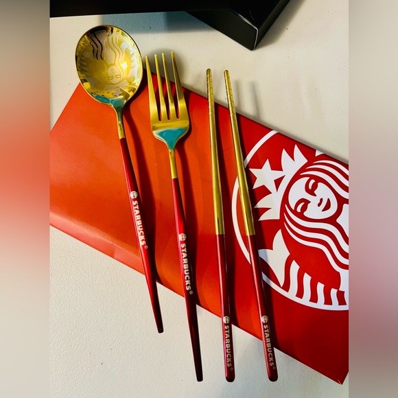 Starbucks Spoon, Fork & Chopsticks sets - Stainless Steel SOLD OUT - Picture 4 of 4